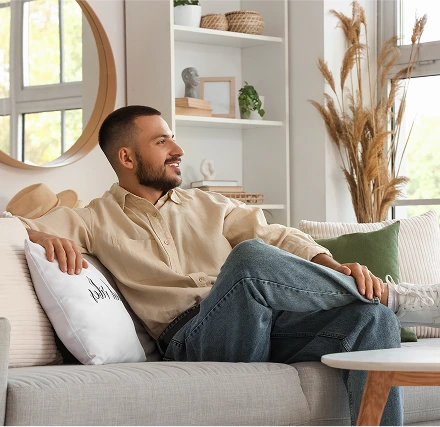 Man on the couch